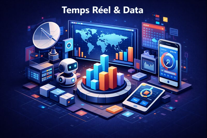 Temps Réel et Data - Dashboards WebSockets agrégation temps réel ETL InfluxDB